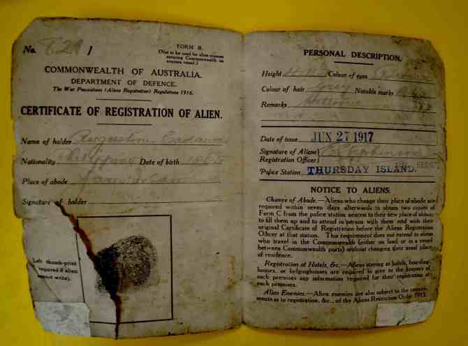 14. Certificate of Registration of Alien 1