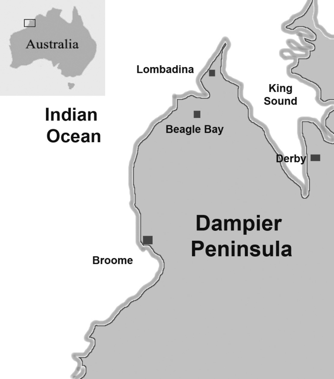 Dampier map